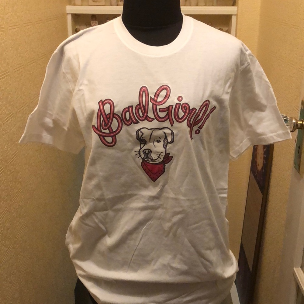 Bad Girl dog T-shirt size medium-New